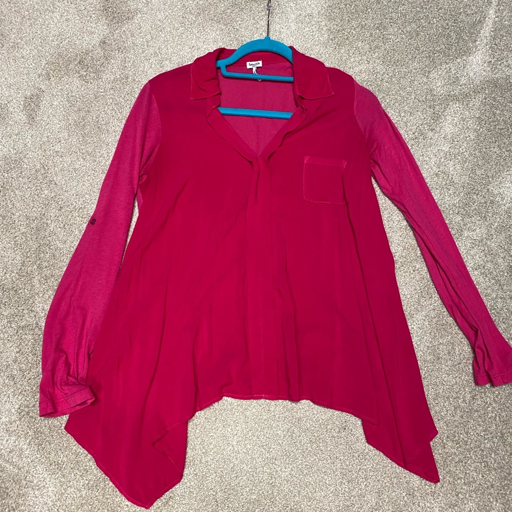 Splendid hot pink blouse